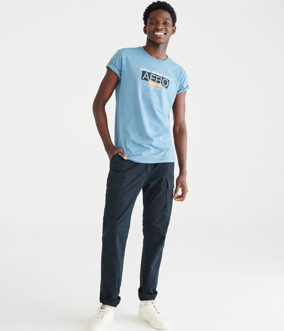 Aéropostale Slim Cargo Pants Black Fox