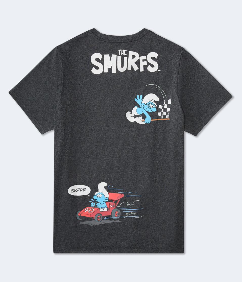 Aéropostale The Smurfs Relaxed Graphic Tee Grey