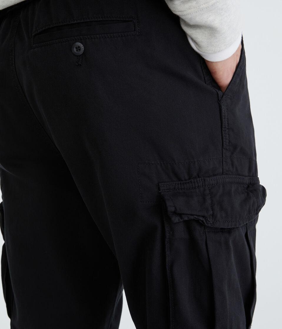Aéropostale Twill Cargo Joggers Black Fox