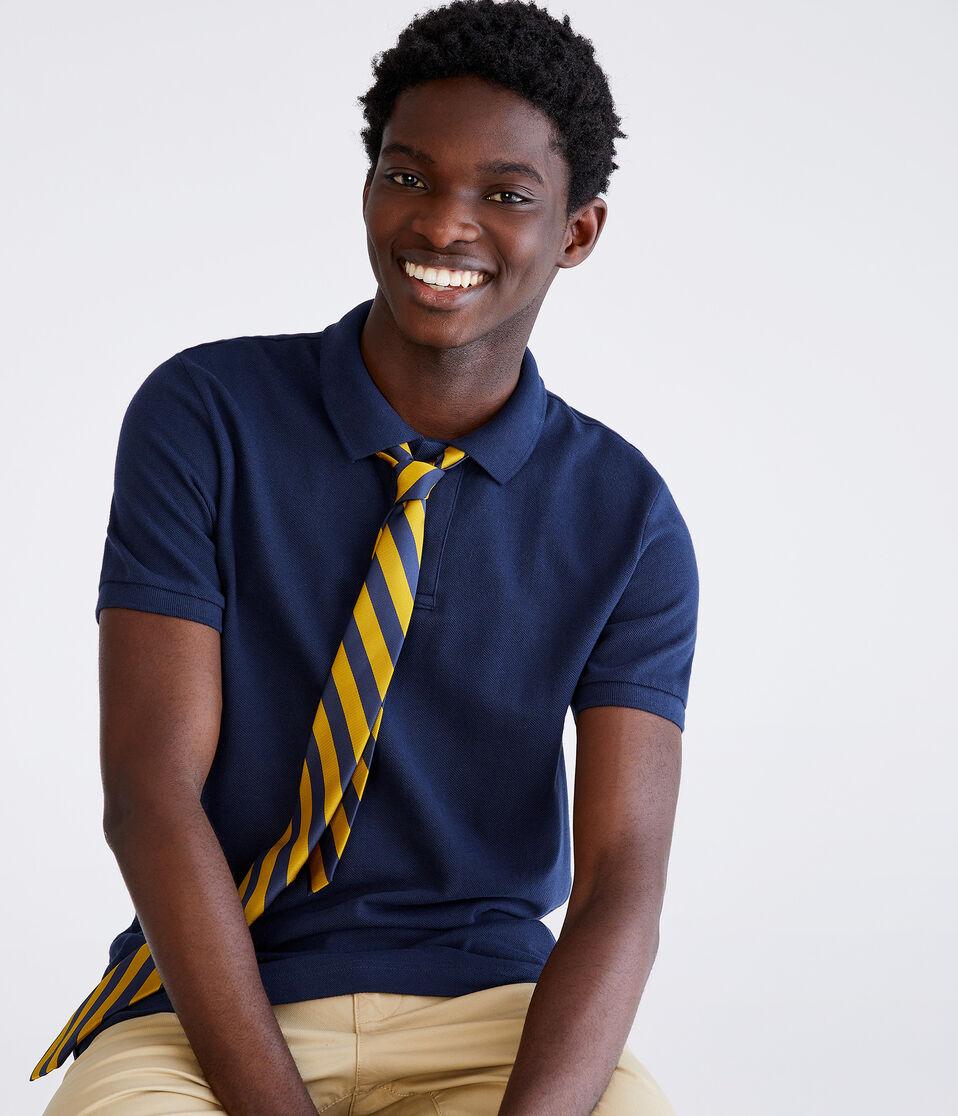 Aéropostale Uniform Piqué Polo Deep Navy