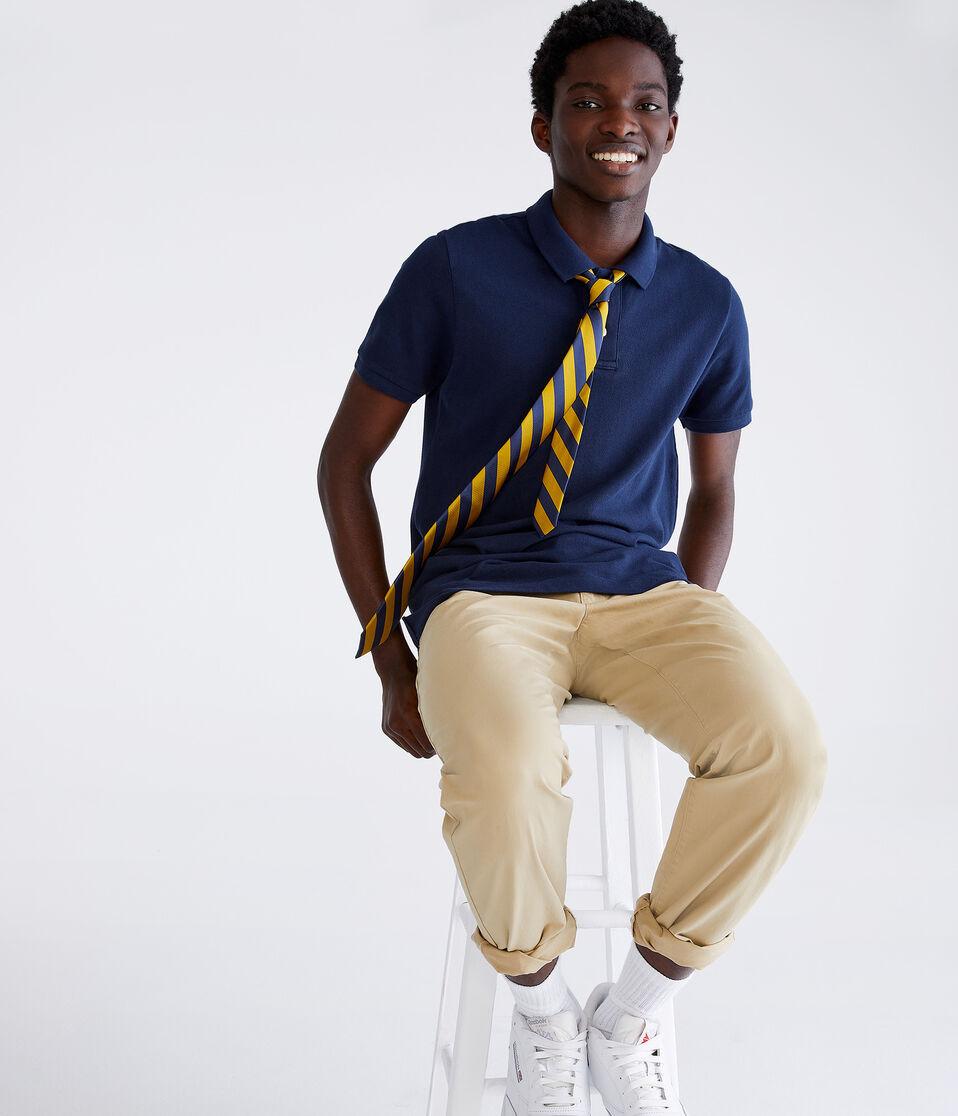 Aéropostale Uniform Piqué Polo Deep Navy