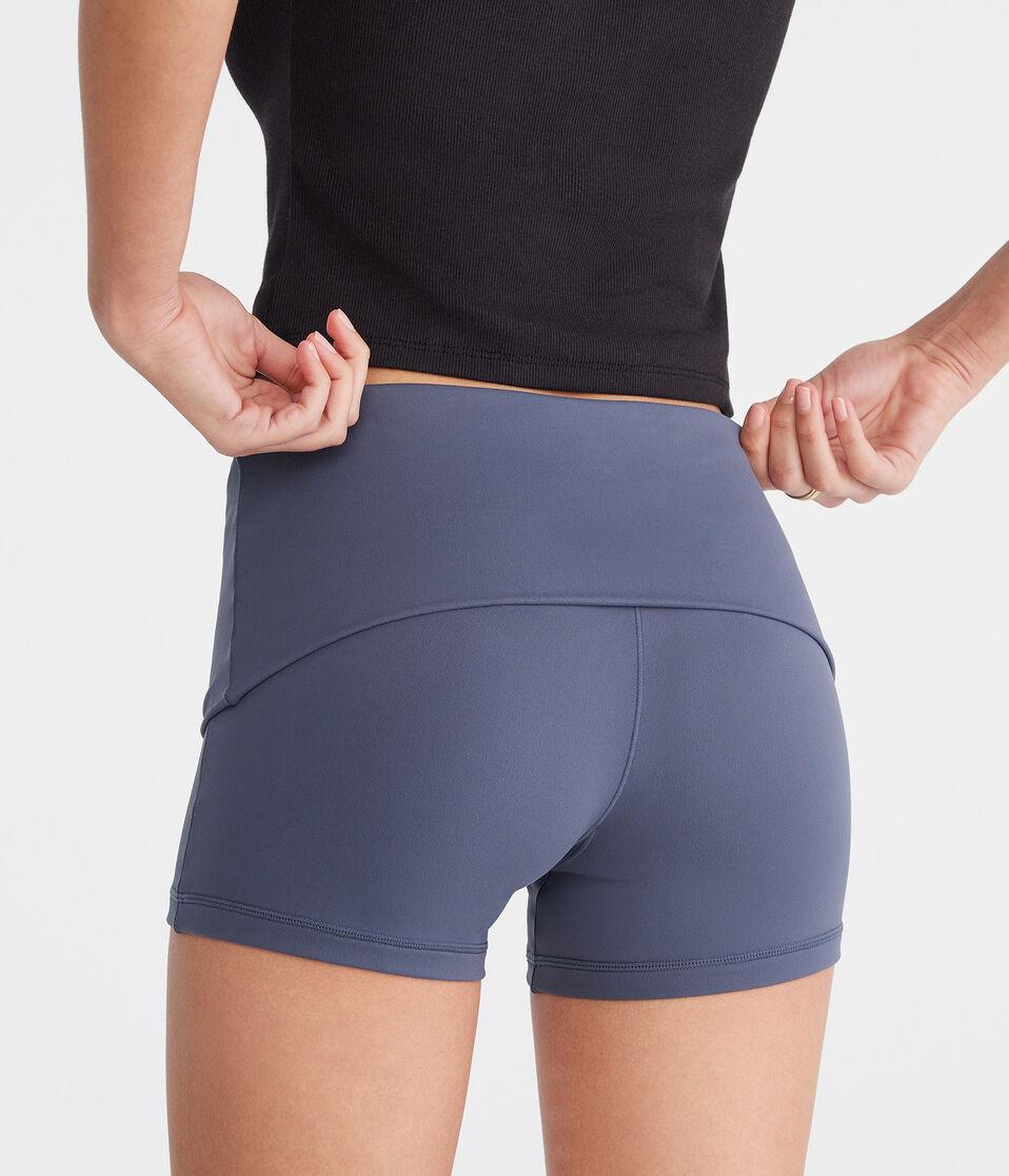 Aéropostale Air Soft Fold-Over Booty Shorts Pavement