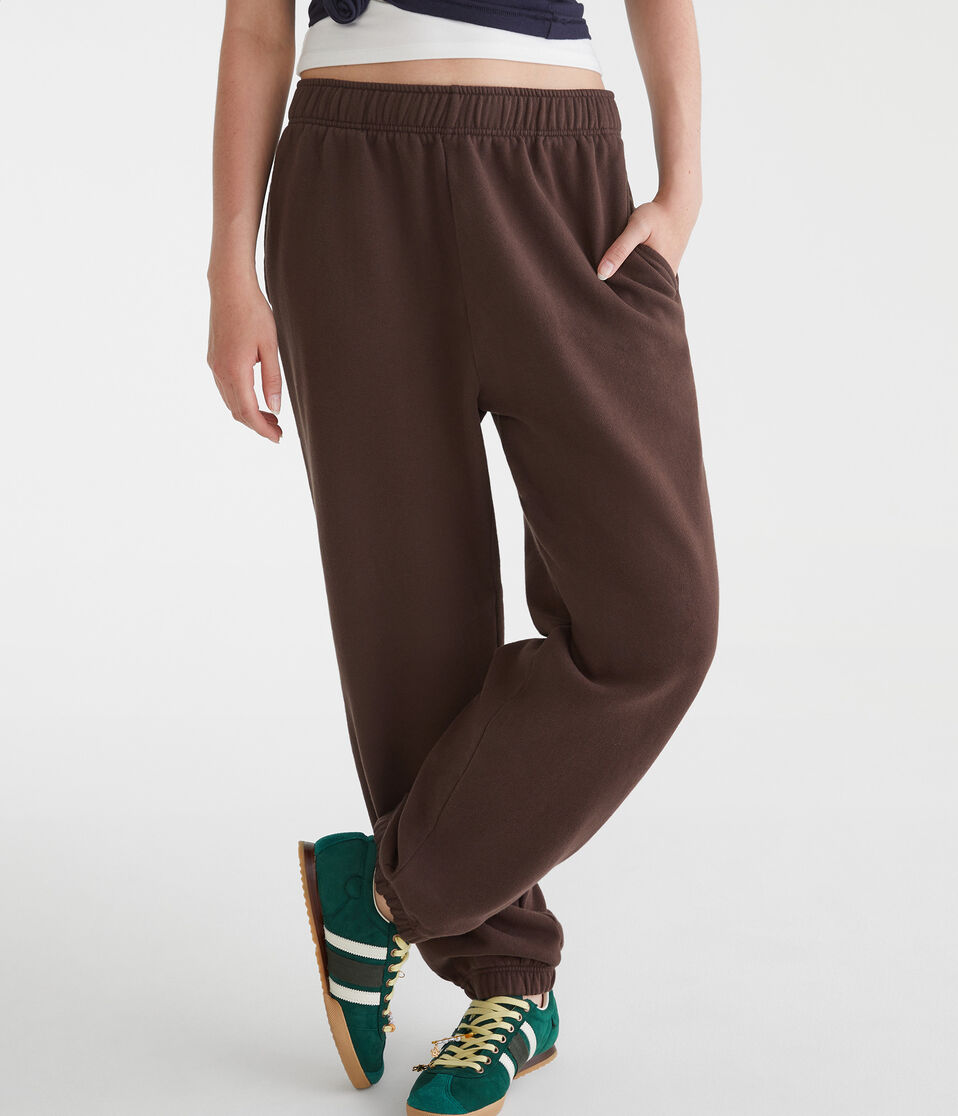 Aéropostale Cloud Soft Jogger Sweatpants Jaspe Muted Ebony