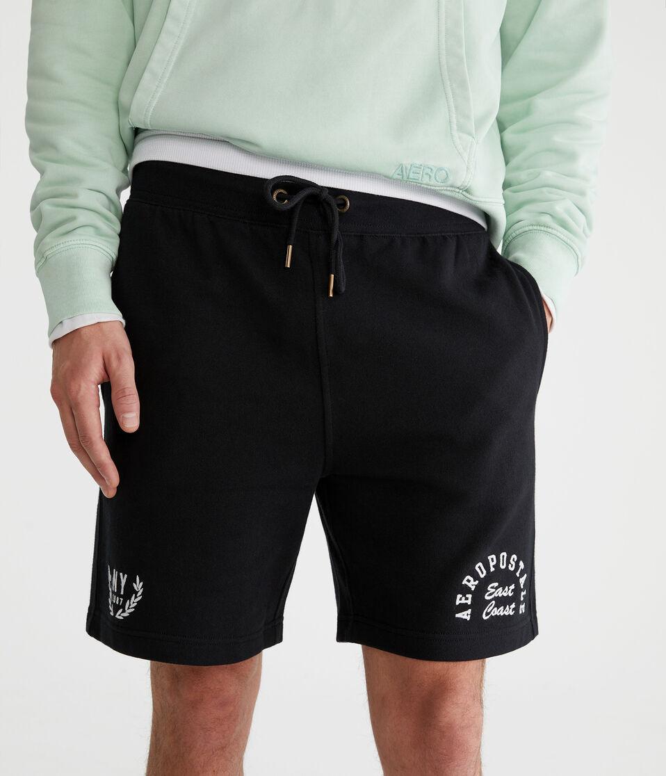 Aéropostale East Coast Heritage Fleece Shorts 7" Black Fox
