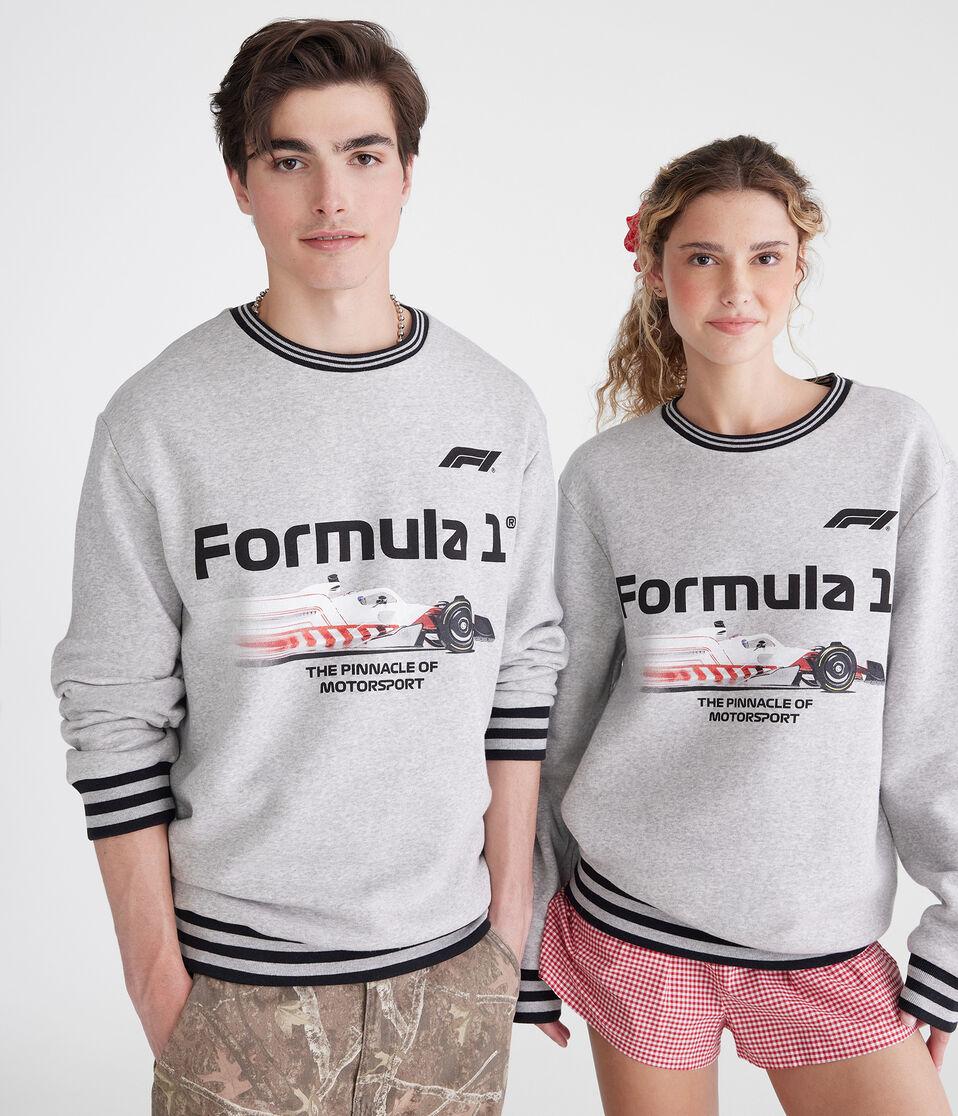 Aéropostale Formula 1® Pinnacle Of Motorsport Crew Sweatshirt Grey