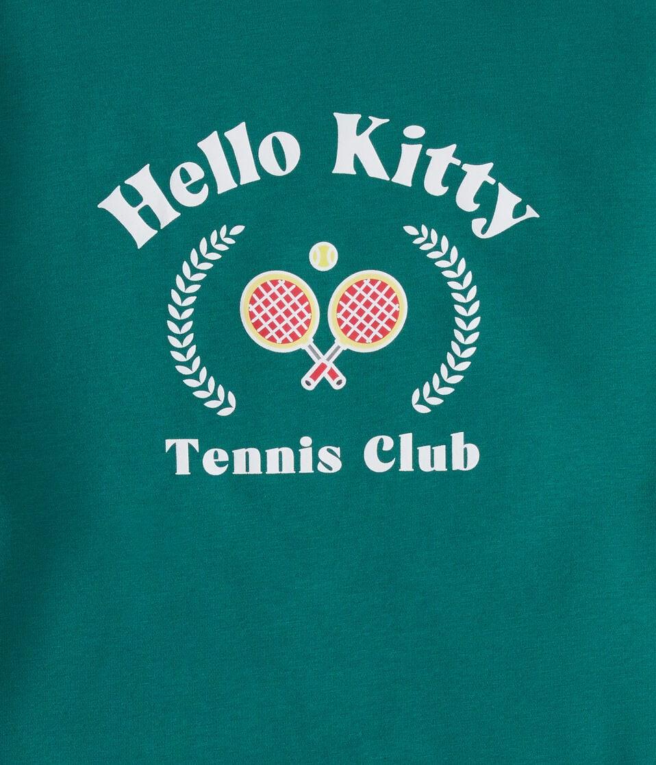 Aéropostale Hello Kitty Tennis Club Crew Sweatshirt Green