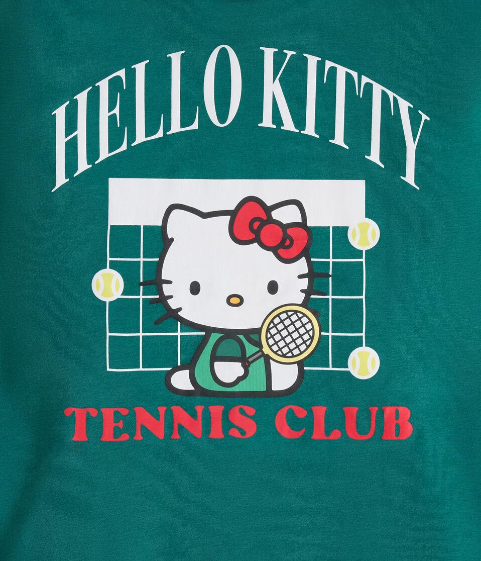 Aéropostale Hello Kitty Tennis Club Crew Sweatshirt Green