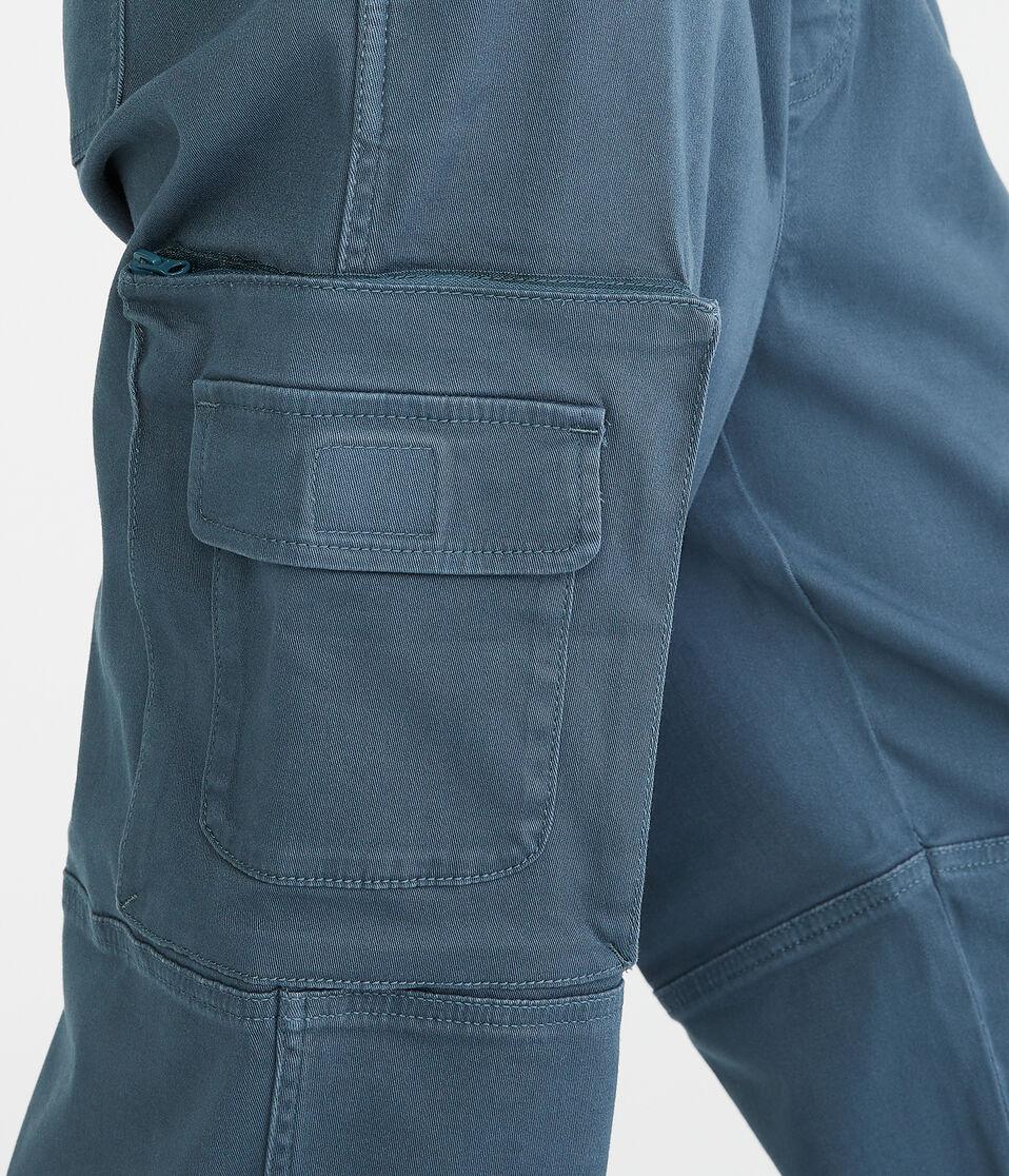 Aéropostale High-Rise Twill Cargo Joggers Tucson Teal