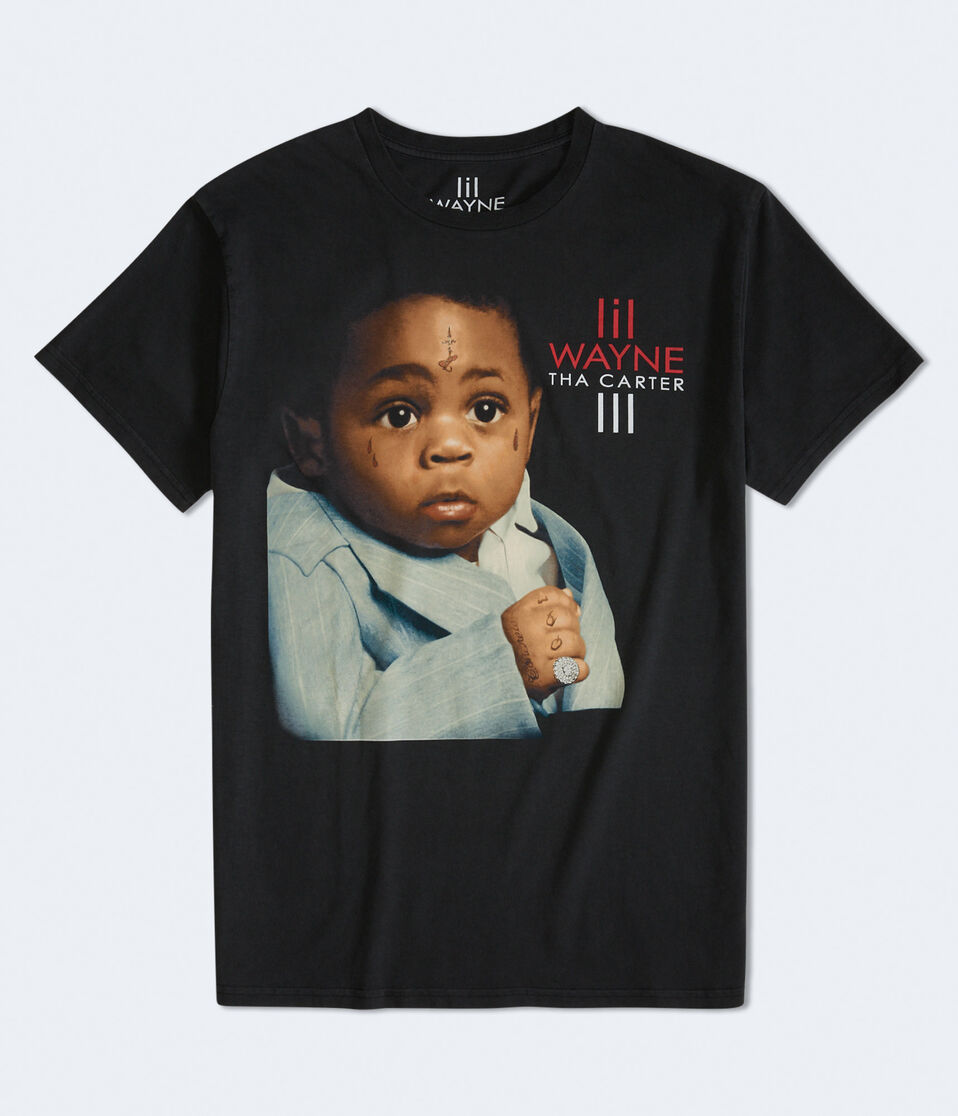 aéropostale Lil Wayne Tha Carter III Relaxed Graphic Tee black