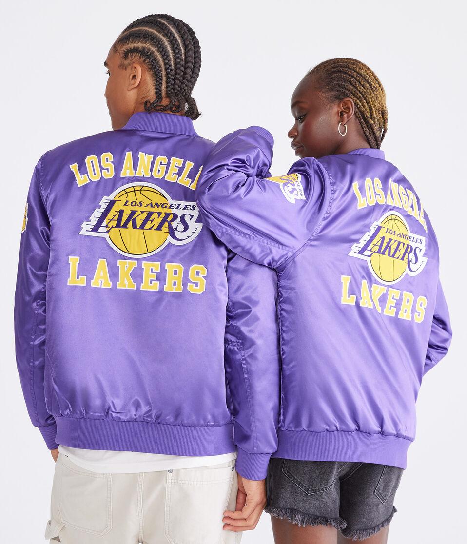 Aéropostale Los Angeles Lakers Bomber Jacket Purple