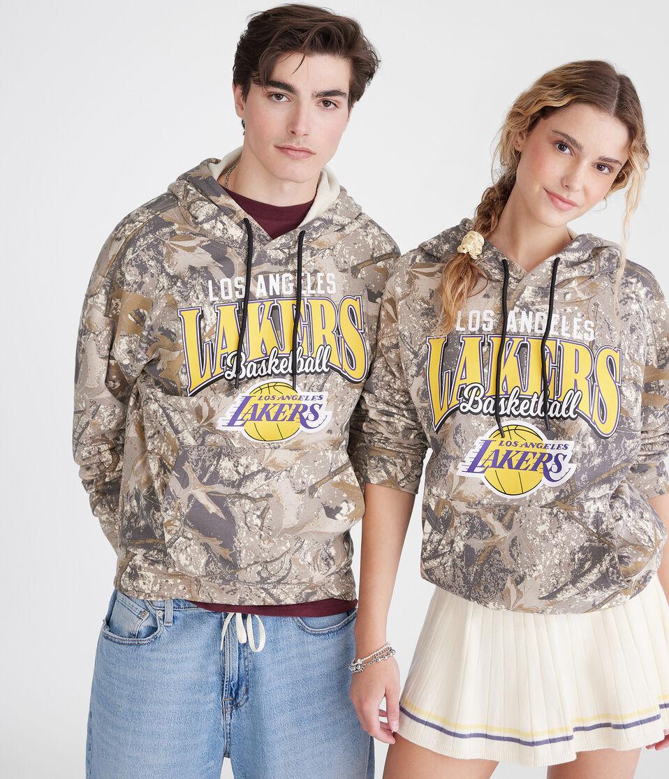 Aéropostale Los Angeles Lakers Camo Pullover Hoodie Garland