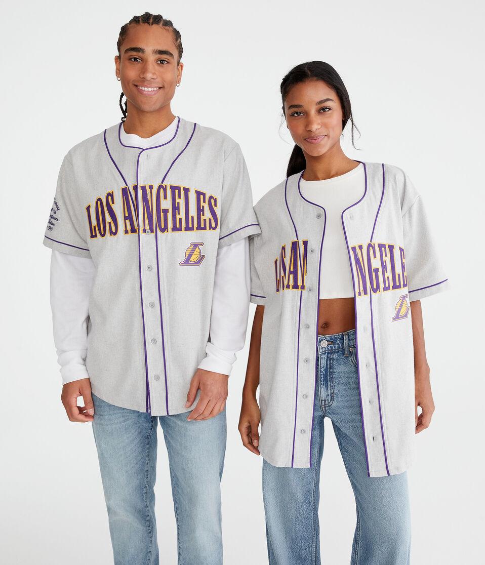 Aéropostale Los Angeles Lakers Top Light Heather Grey