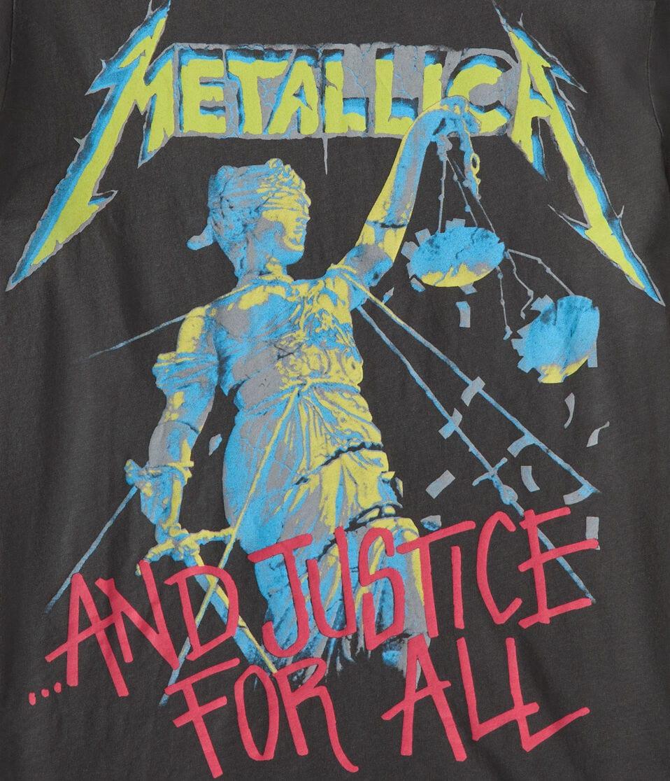 Aéropostale Metallica Tour 1988 Relaxed Graphic Tee Black Fox