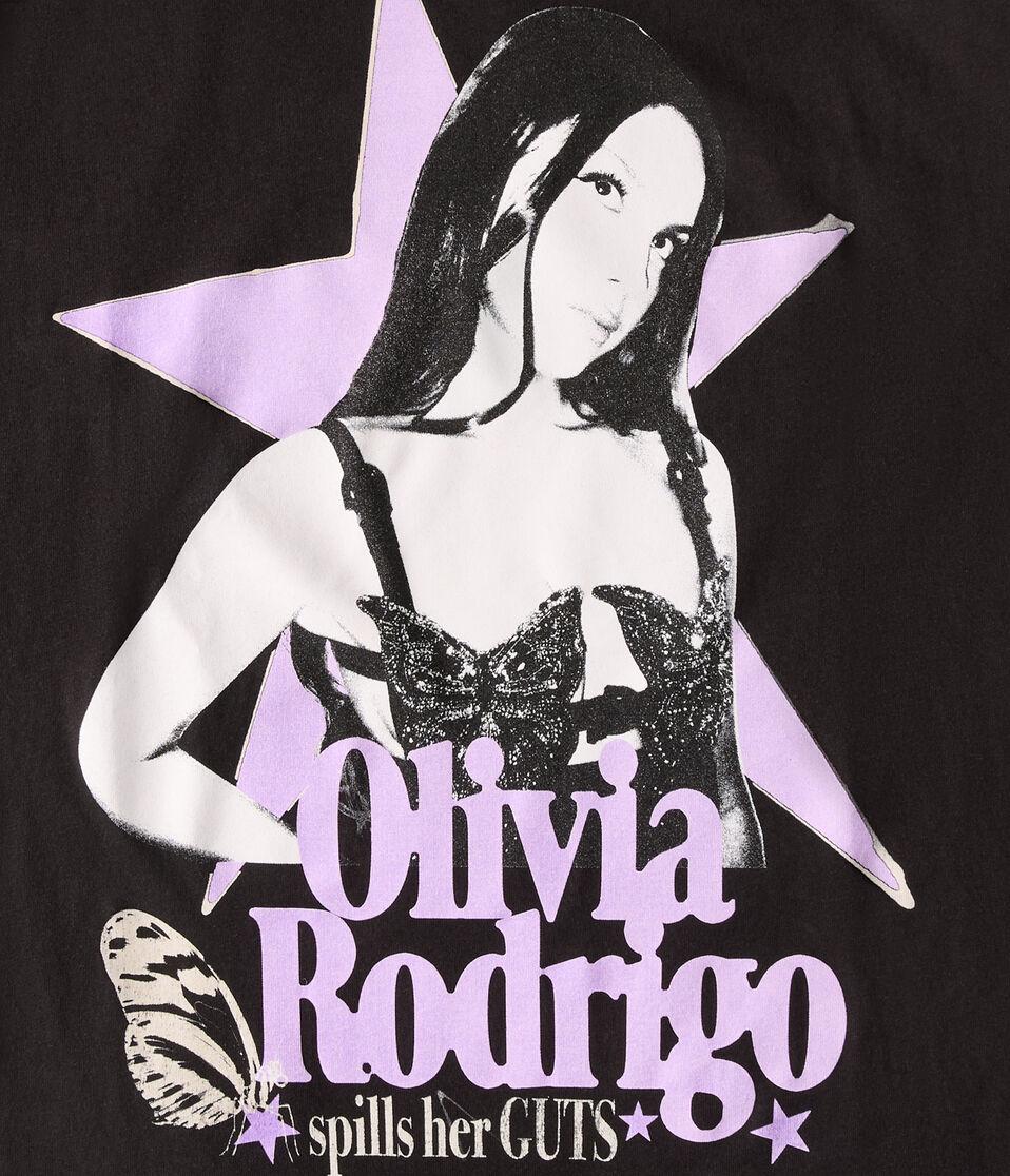 Aéropostale Olivia Rodrigo Star Oversized Graphic Tee Black