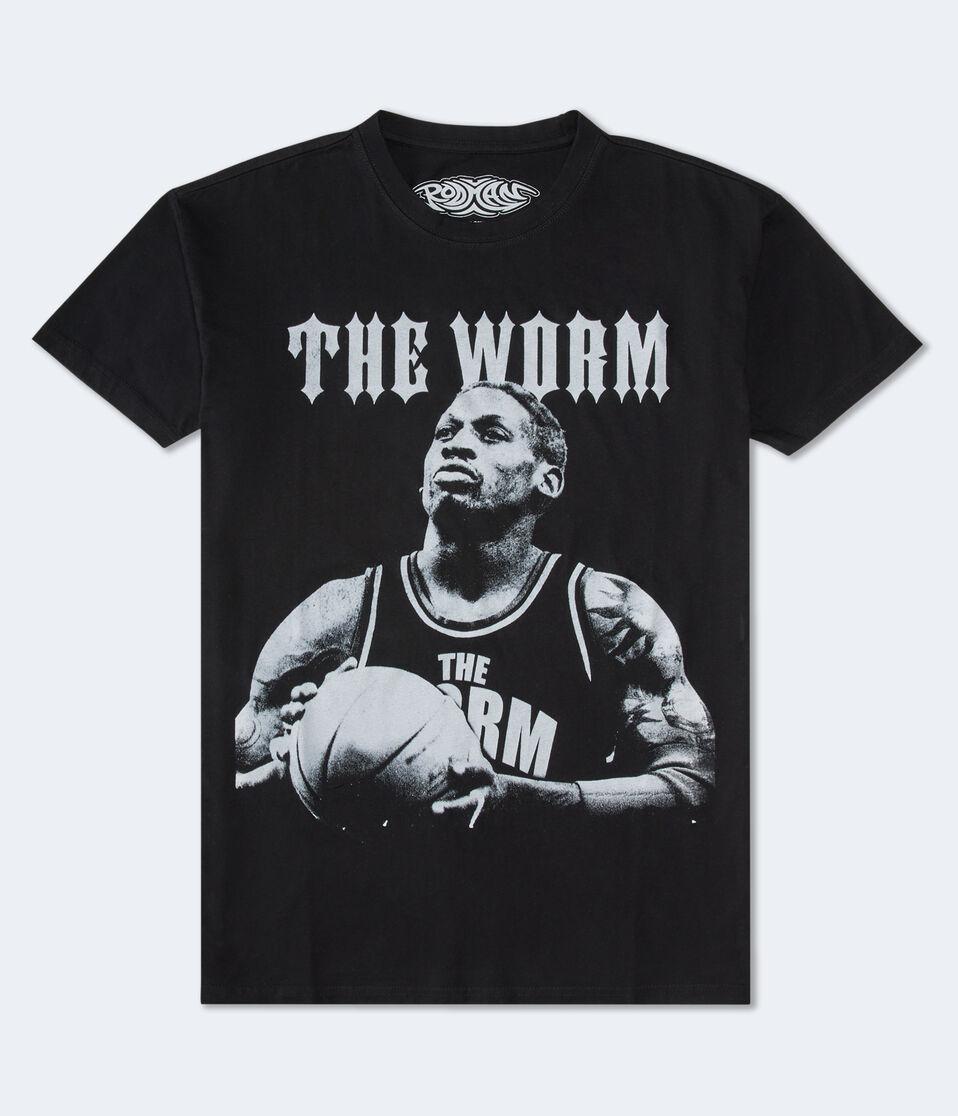 Aéropostale Rodman The Worm Relaxed Graphic Tee Black