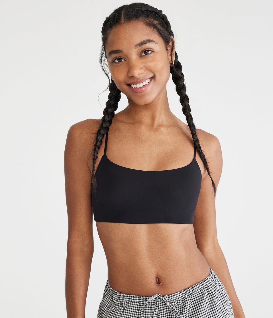 Aéropostale Seriously Soft Contour Scoop Bra Black Fox