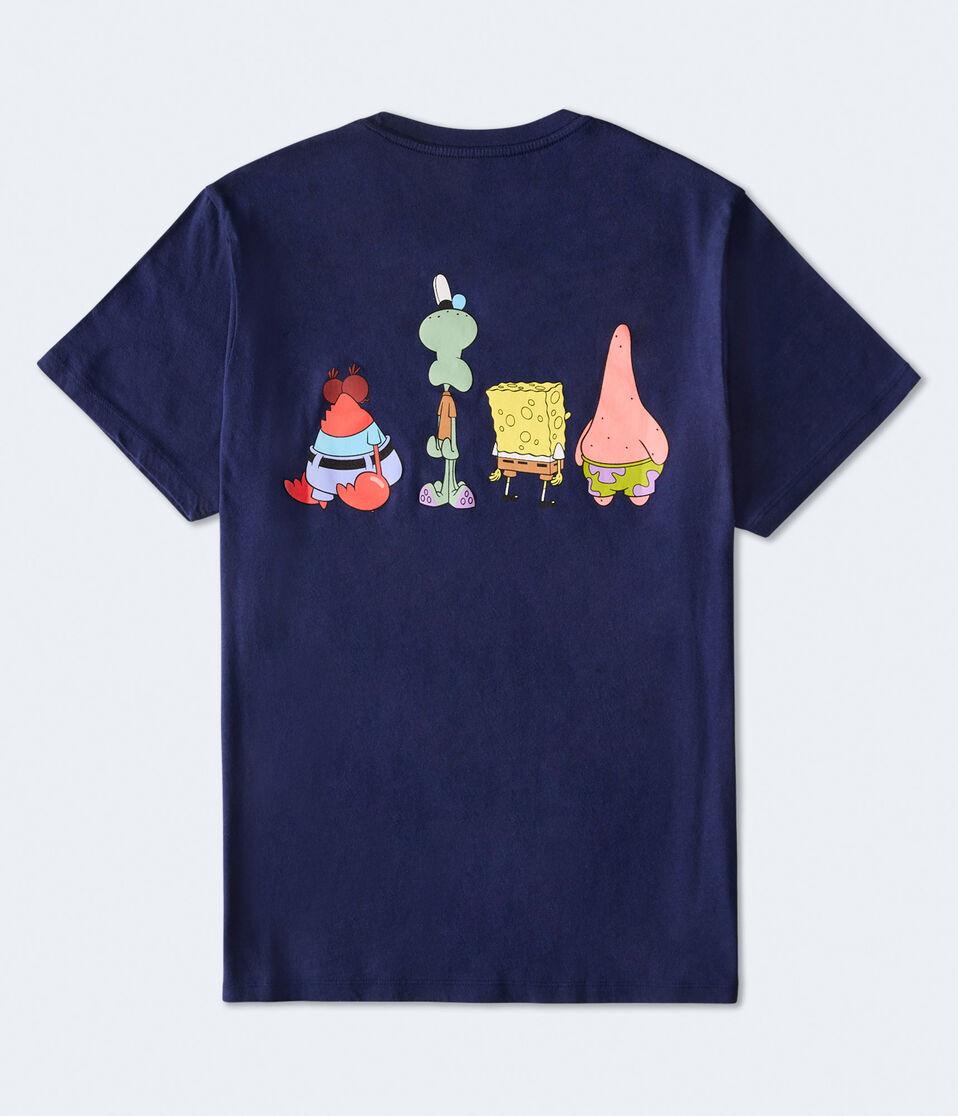 Aéropostale SpongeBob & Friends Relaxed Graphic Tee Navy