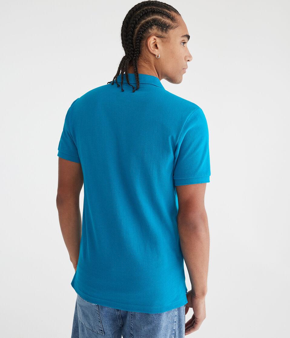 Aéropostale Tonal A87 Logo Piqué Polo Ocean Pacific
