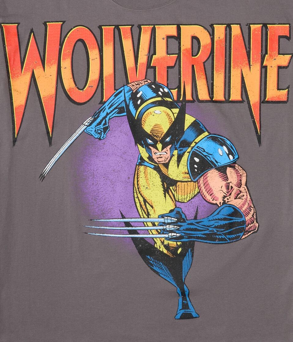 Aéropostale Wolverine Running Relaxed Graphic Tee Black